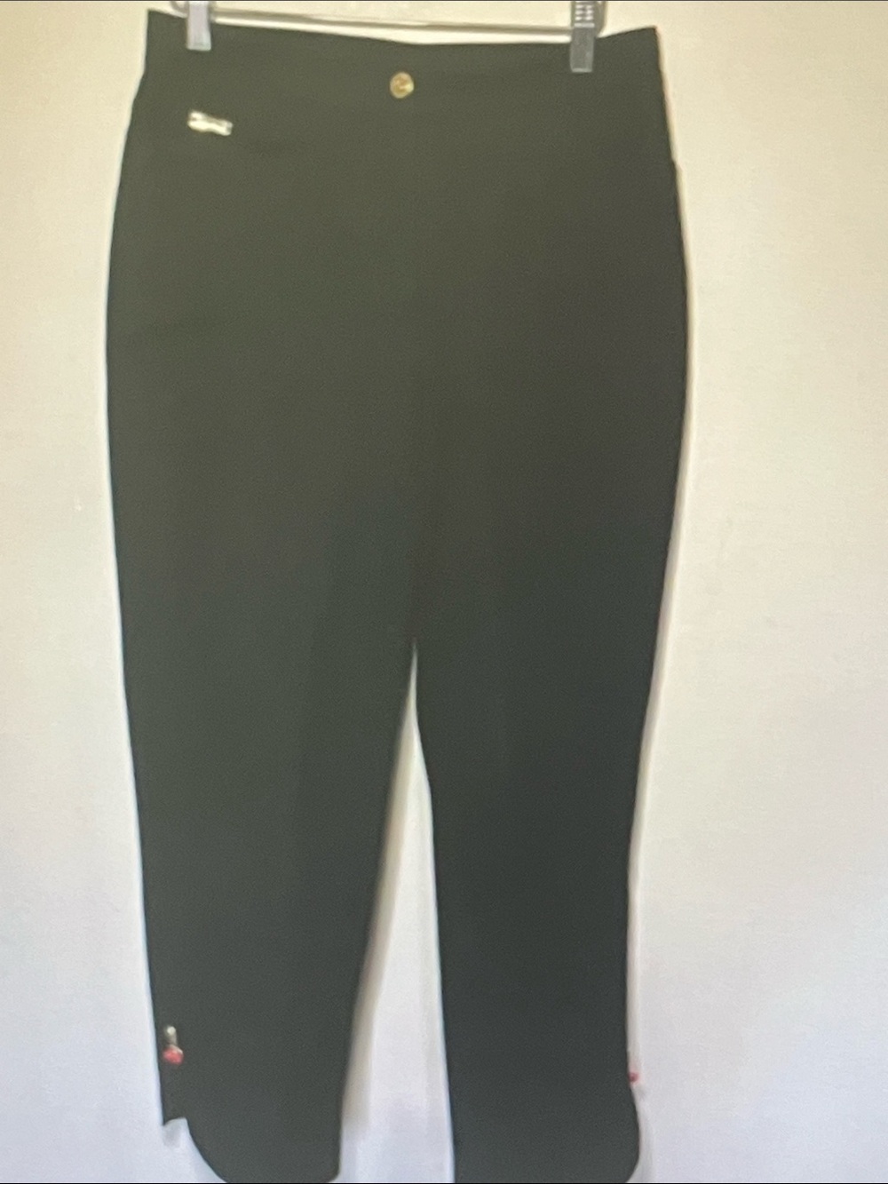 St. John Sport by Marie Gray Black Cropped Ankle Pants